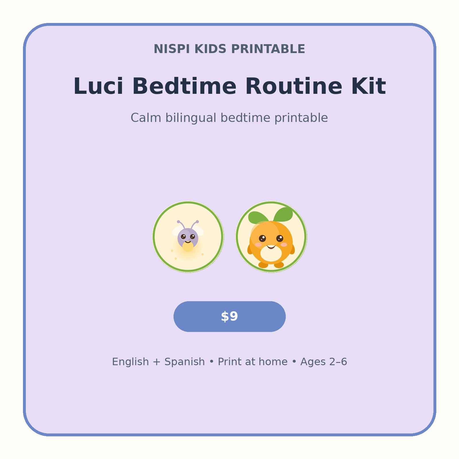 Cover of the Luci Bedtime Routine Kit PDF